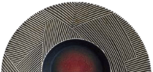 Half Bowl Sgraffito